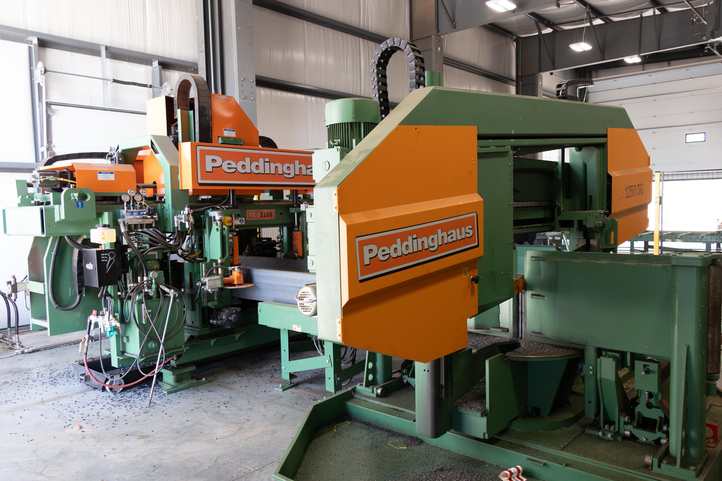 Peddinghaus industrial steel processing machine in factory