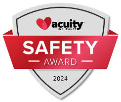 Acuity Insurance Safety Award 2024 badge